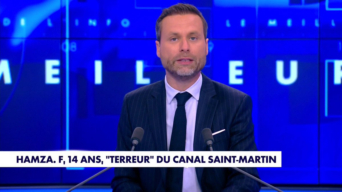 L'édito de Mickaël Dorian : «Hamza. F, 14 ans, "terreur" du canal Saint-Martin», dans #LeMeilleurdelinfo