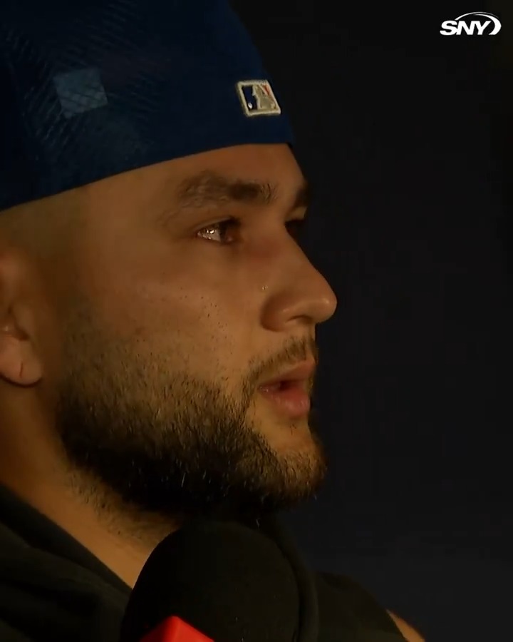 Bo Bichette was asked if he thinks about Game 7 of the 2025 World Series: "I'm so grateful that we had that experience and got there but you dream of winning it, so I don't know how many times I've replayed it, but it comes to mind every once in a while