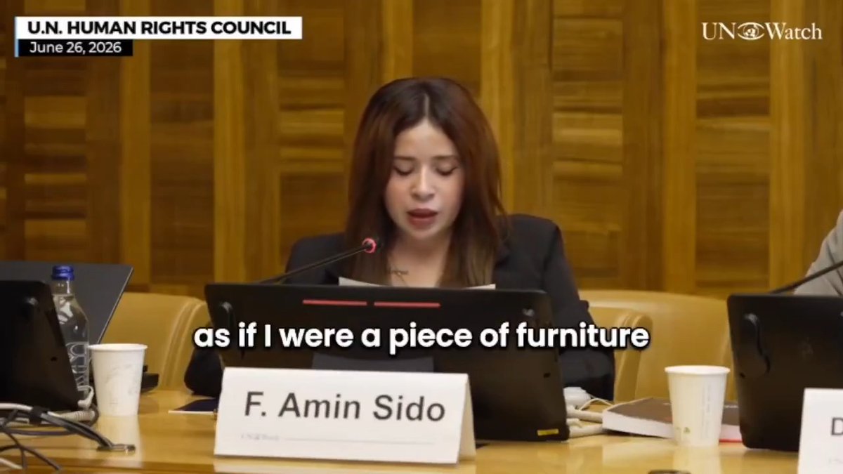 WATCH: Fawzia Amin Sido was kidnapped at only 10 years old. The Yazidi girl was tortured, raped, and abused. She was moved to Gaza and held captive by Hamas, finally freed by the IDF after 10 years of enslavement. She recently spoke at the United Nations, telling her heartbreaking story.