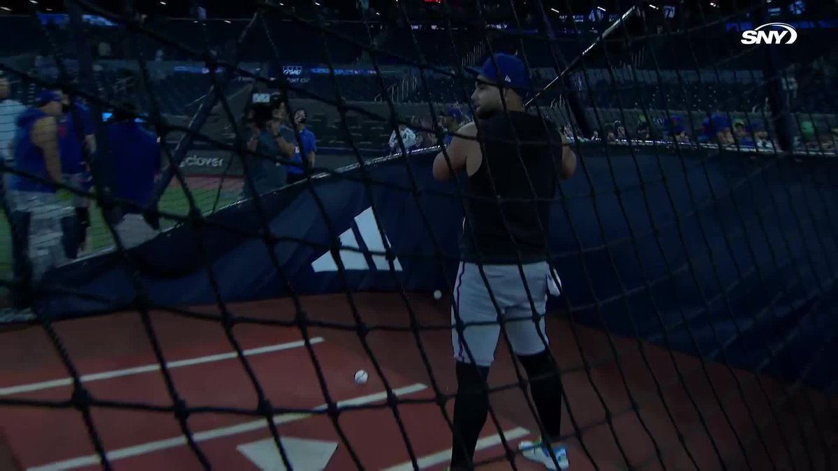 Bo Bichette takes BP in Rogers Centre