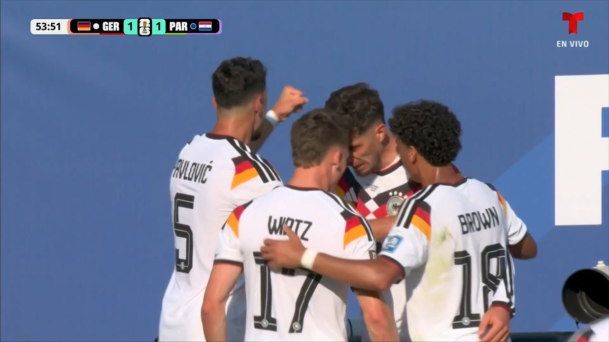 ¡¡¡GOL DE ALEMANIA!!! ¡¡¡GOLAZO DE KAI HAVERTZ!!! Tremendo remate de cabeza para emparejar el encuentro sobre Paraguay.