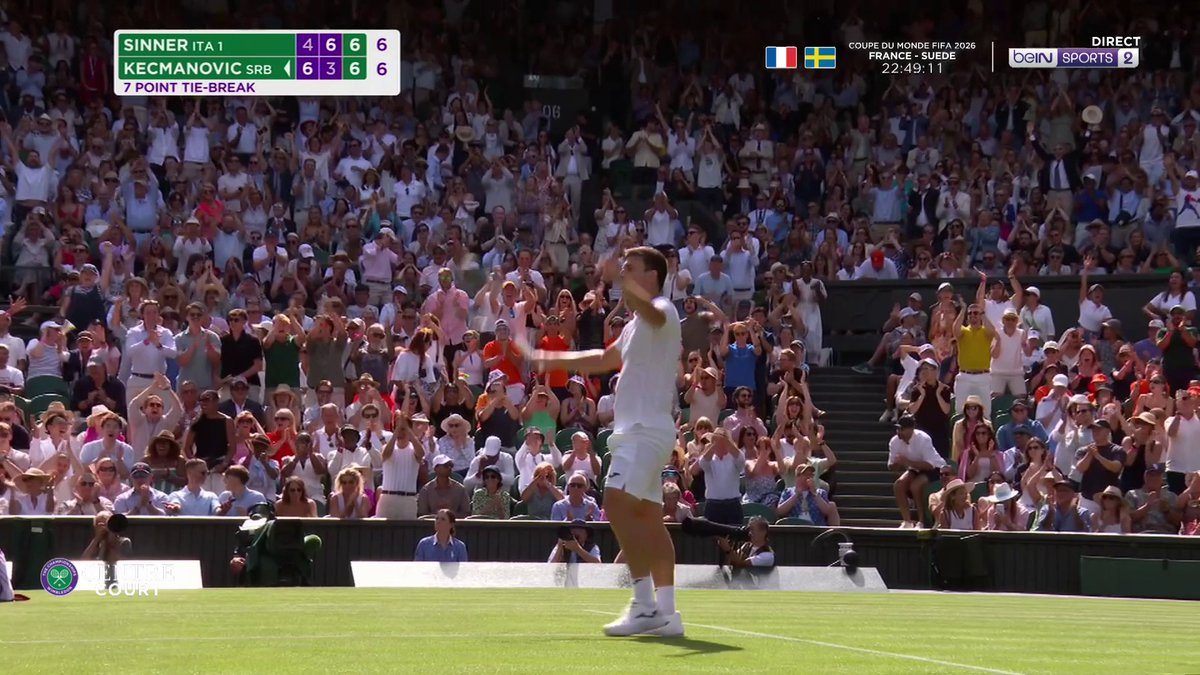 🏆 #Wimbledon 🎾 On se régale dans le Top 5 !