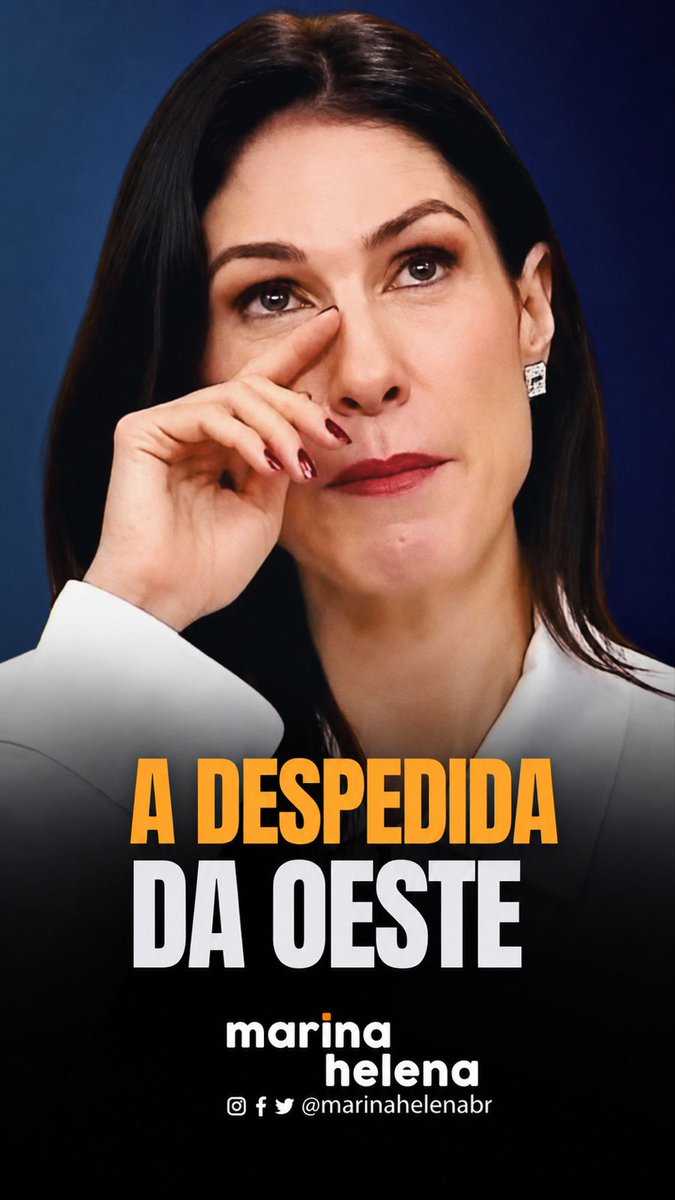Hoje me despedi da Revista Oeste, após um ano e meio de uma parceria que marcou minha vida. Fizemos um programa matinal, participei da cobertura de vários eventos relevantes do país em toda a programação e produzimos meu primeiro documentário, sobre as vítimas do 8 de janeiro. Foi um prazer fazer parte desse time, que me deu total liberdade para comentar e exercer um jornalismo independente. Saio com saudade e com a sensação de dever cumprido, porque chegou a hora de seguir um novo desafio pelo Brasil. Muito obrigada, Revista Oeste!