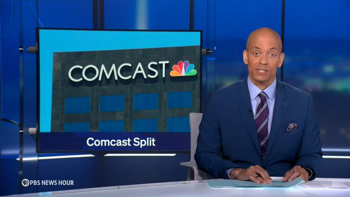 Comcast is planning to split itself into two separate companies, again. The corporate giant announced plans to “spin off” its remaining media enterprises, NBCUniversal and Sky, into one entity. The other would focus on its broadband internet and wireless services. The planned move comes just months after Comcast separated most of its cable TV networks, such as CNBC and MS NOW. Comcast shares rose sharply on the news.
