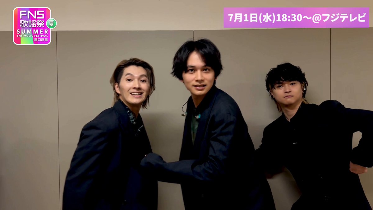 📢 歌唱曲解禁🚩 📹DISH// 💡✴️NEW✴️💡 アニメOP主題歌に書き下ろした ♪アイコトバ を披露🥁 楽しみっ🤗って方は🙋‍♀️🙋‍♂️ ポストで教えてください🫶 🗓️ 7月1日(水) 18:30～ #FNS歌謡祭夏 生放送📺 #DISHꤷꤷ