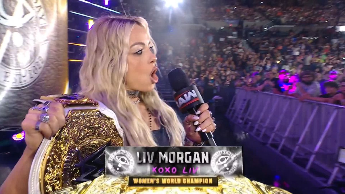 Liv Morgan wants IYO SKY to know she's in TROUBLE TROUBLE! 😳 LIV Morgan