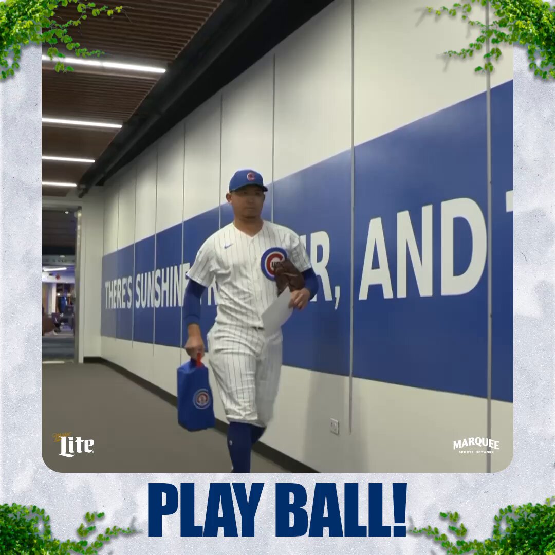 Chicago Cubs baseball is on the air!