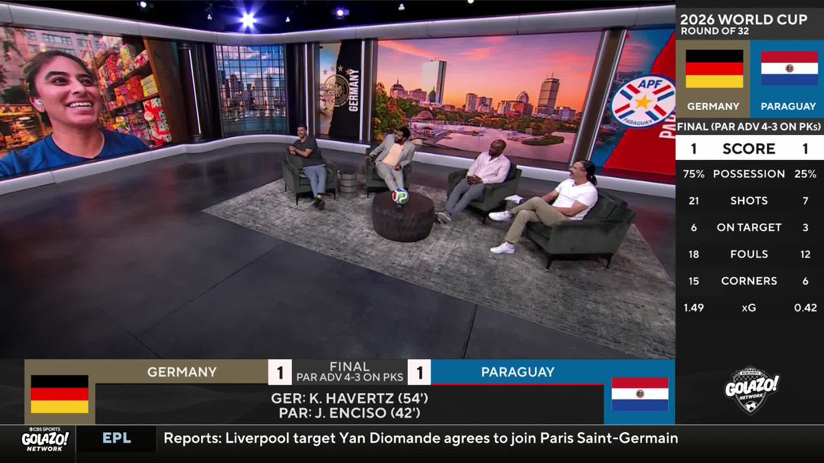 "I was not surprised when they recommended VAR to overturn the goal because there was no play on the ball." Christina Unkel agrees with the decision to overturn Jonathan Tah's extra time goal for Germany 🇩🇪