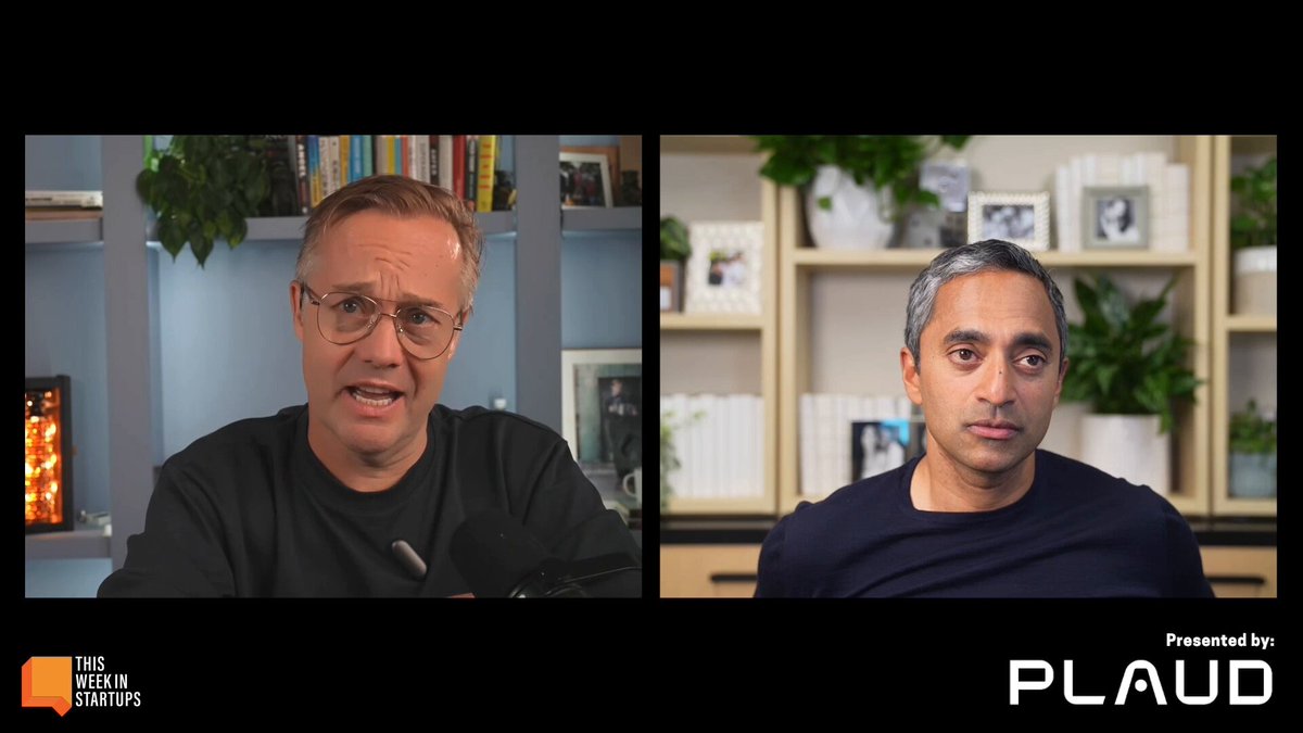 Here’s why Chamath takes 8090 sales calls HIMSELF: Salespeople don’t take what the customer says and immediately go change the product. But he can. Customer feedback doesn't get softened or lost in a CRM like it would with a salesperson. Instead, it goes straight into what 8090 builds next. Find out why founder-led sales is the fastest way for customer feedback to ACTUALLY change the product in this TWiST All Stars highlight. cc: Chamath Palihapitiya, @jason