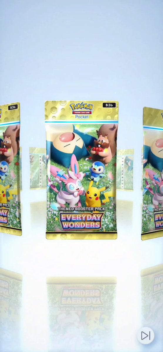 New cute Pokémon have arrived, and their charms are on full display 🧸🩵 The latest #PokemonTCGPocket expansion, #EverydayWonders, is now available!