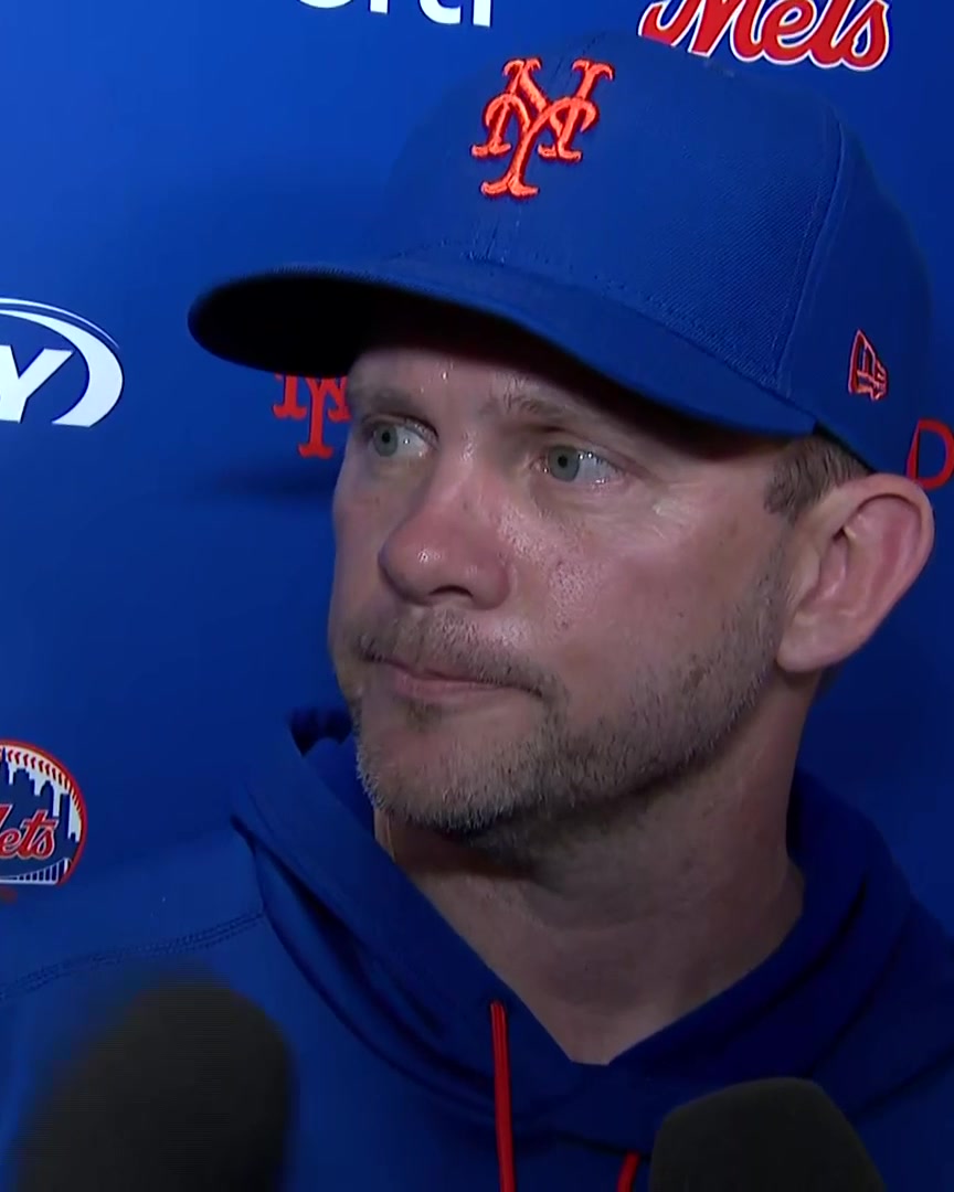 "That was scary" Andy Green says that Francisco Alvarez "seems fine" after getting hit with the bat by Ronny Mauricio