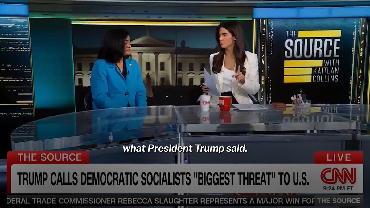 Trump wants to demonize socialism because he knows that programs like universal child care and health care are popular — and it’s a threat to him and his billionaire buddies.