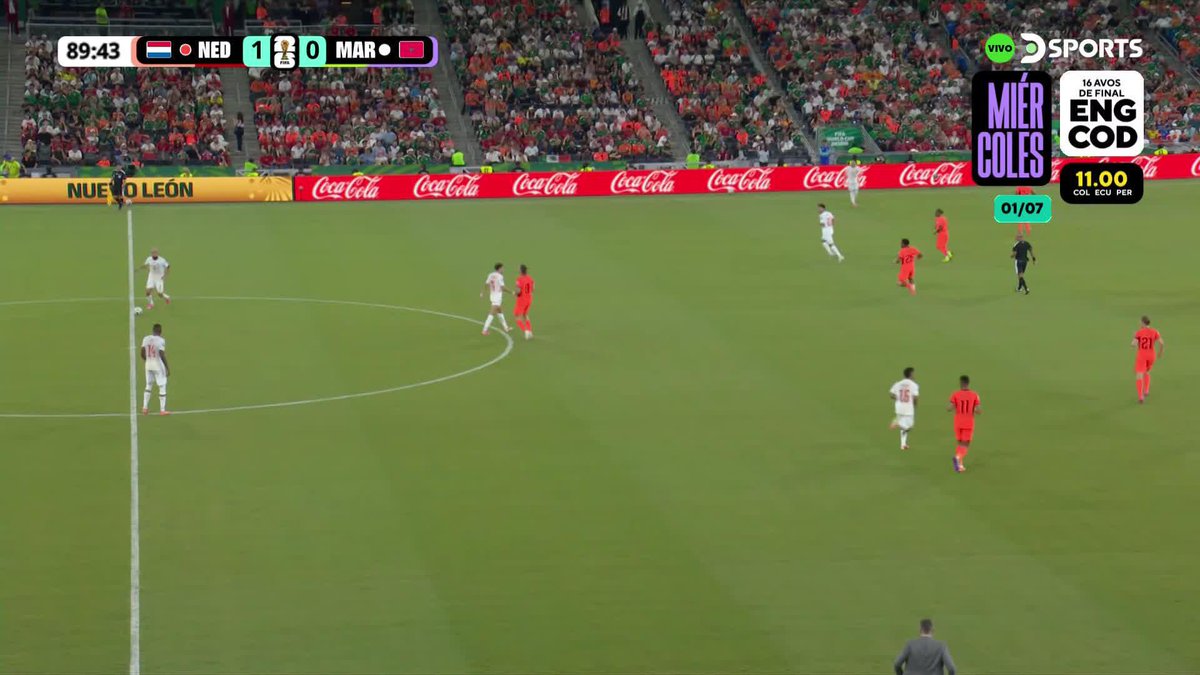 LO EMPATÓ MARRUECOS EN EL FINAL Gran frentazo de Issa Diop para poner el 1-1 ante Países Bajos a los 90 minutos #MundialEnDSPORTS #FIFAWorldCup