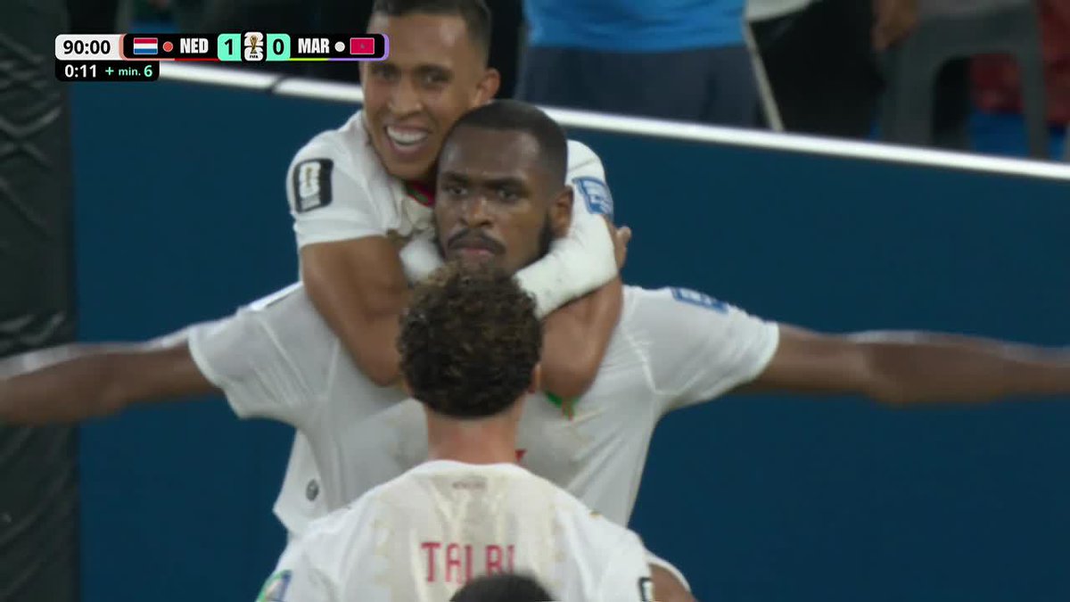EMPATE AGÓNICO: Diop ganó de cabeza y estampó el 1-1 de Marruecos contra Países Bajos en los 16avos de final del Mundial. ⚽ #ESPNMundial 📺 Mirá los mejores partidos de la #FIFAWorldCup por ESPN, en el Plan Premium de #DisneyPlus