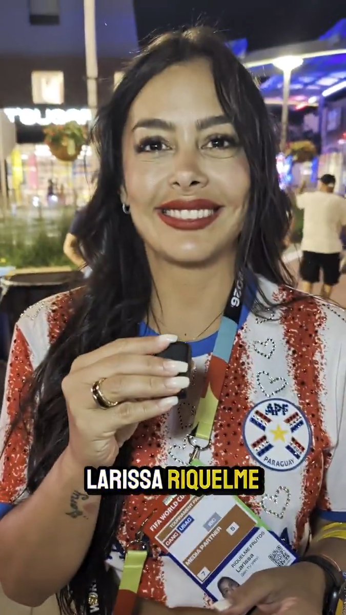 ¿Cómo vivió Larissa Riquelme el TRIUNFO de Paraguay? 🤩 El combinado guaraní ELIMINÓ a Alemania de la Copa Mundial de la FIFA 2026™. Nos comparte como disfrutó la tarde más ESPECIAL... #ElCanalDelMundial #CopaMundialFIFA #Somos26 #ElMundialXAzteca #YoLoVeoXAzteca