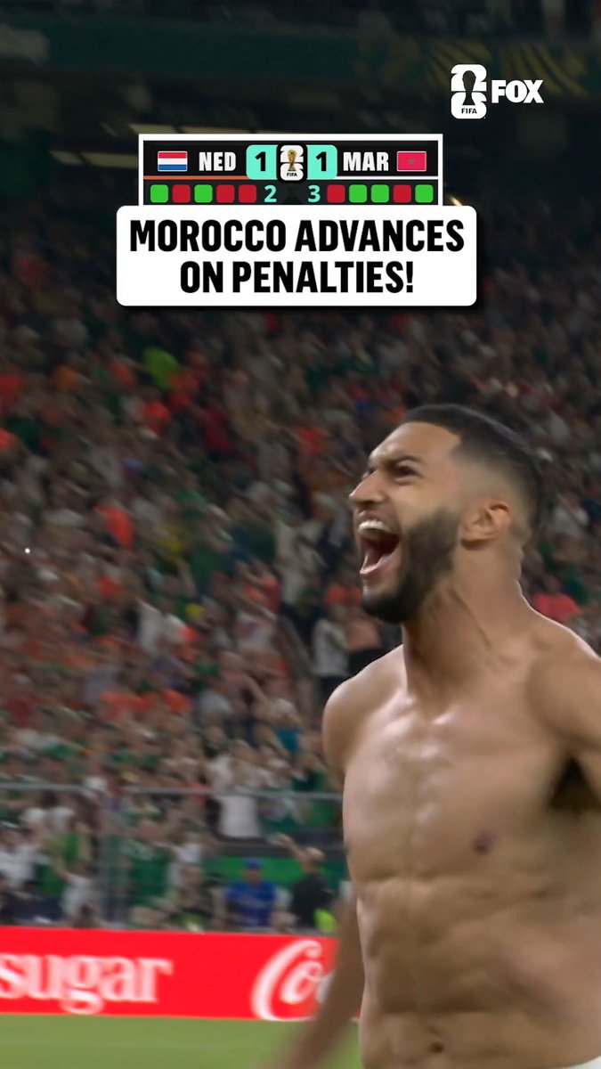 MOROCCO WINS IN PENALTIES 🇲🇦 Ismael Saibari with the winning PK!
