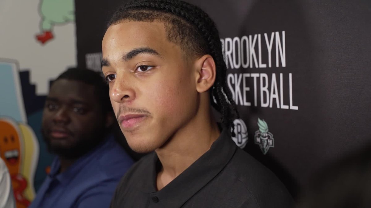“I’m ready to get to work… I’m ready to hoop.” - Mikel Brown Jr., eager to get down to business as his NBA career begins. #NETSonYES
