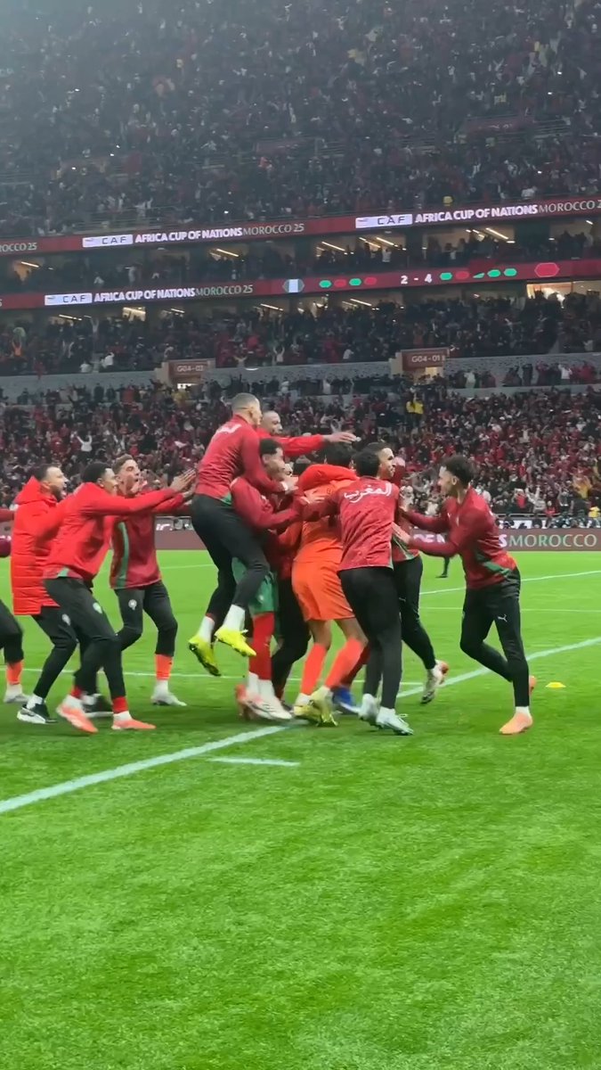Together, through it all. 🇲🇦🤩 #FIFAWorldCup