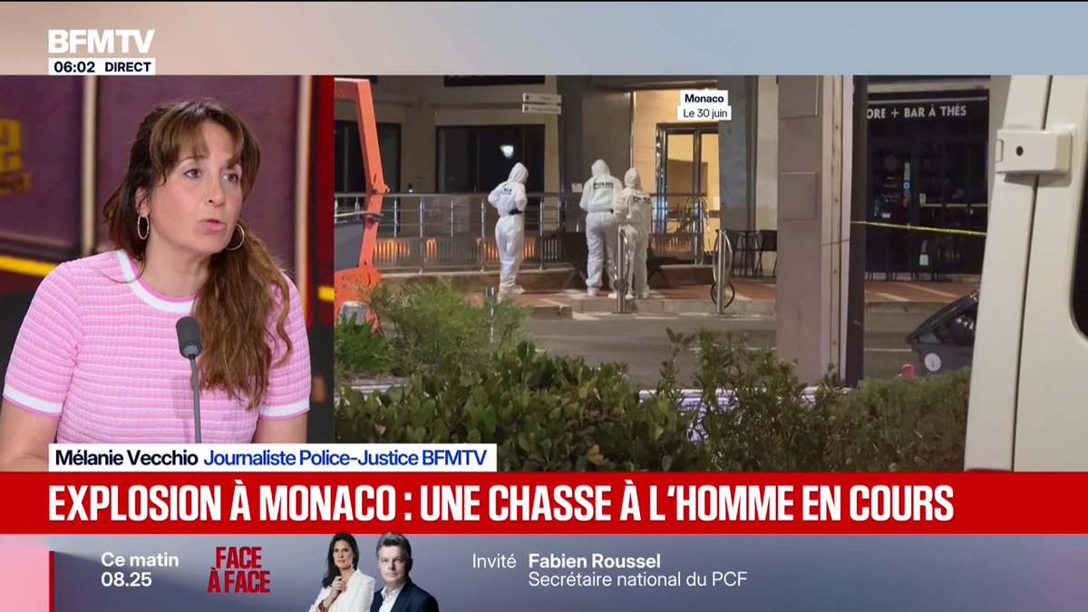 Explosion à Monaco: le suspect toujours en fuite