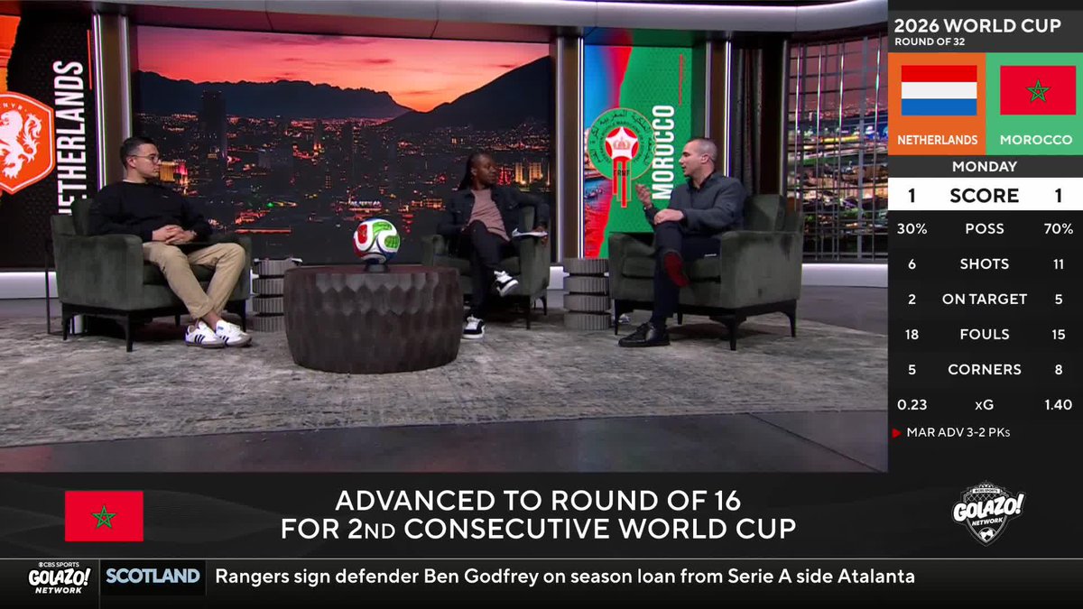 โAfrican football is smiling at this World Cup and they deserve to smile." ๐๐๐ ๐๐๐๐ ๐๐๐ on Morocco defeating a historic power in the Netherlands ๐ฒ๐ฆ
