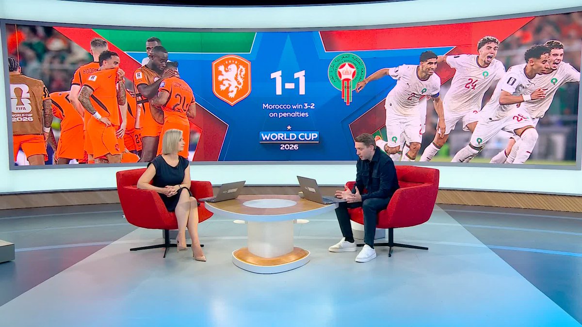 "Morocco probably deserved it" 🗣️ Reaction as the Netherlands were knocked out of the World Cup by Morocco.