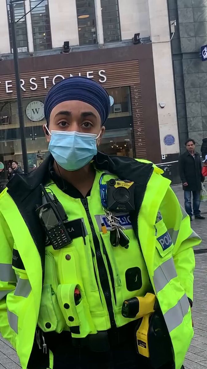 English Police Officers on the streets keeping you safe. Do you understand yet?