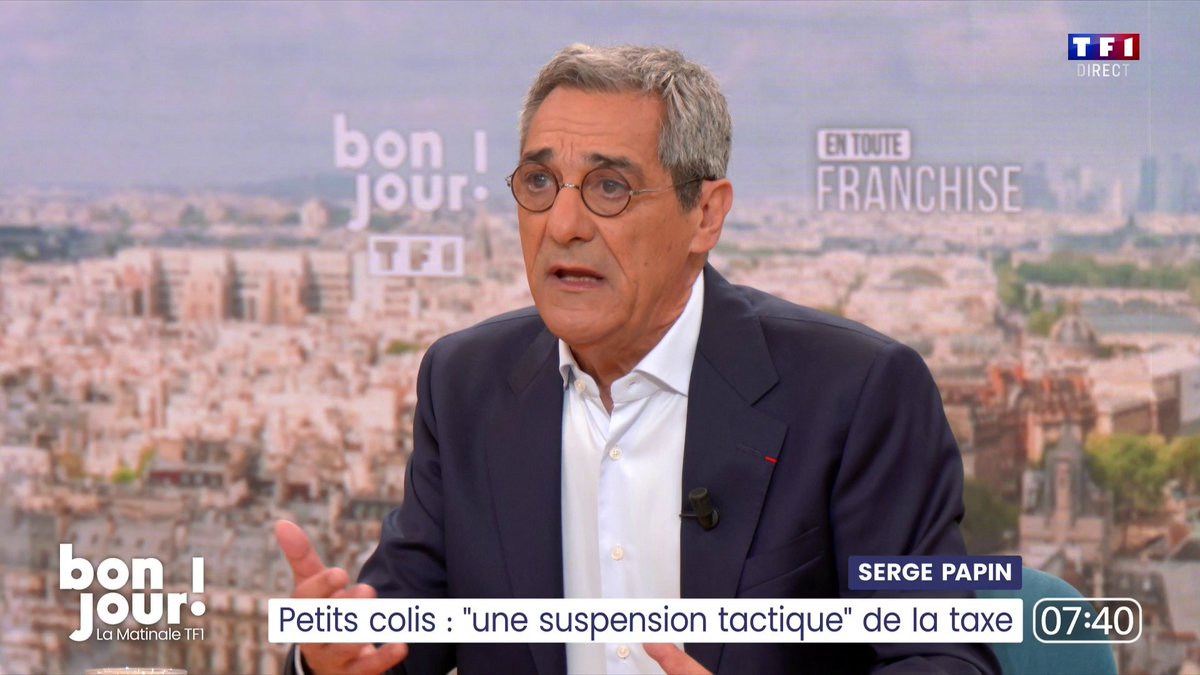 🌡️ Canicule : la période des soldes d'été est prolongée jusqu'au 28 juillet, annonce Serge Papin, ministre du Commerce (itw à TF1).