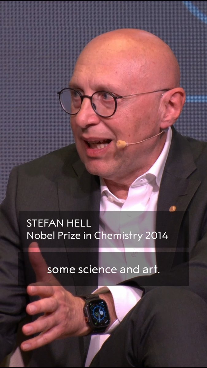 "The difference is that the artist doesn't have to prove that they're right in one way." At our event in Madrid, Spain, Nobel Prize laureate Stefan Hell spoke about the similarities and differences between scientists and artists. Watch the full event: