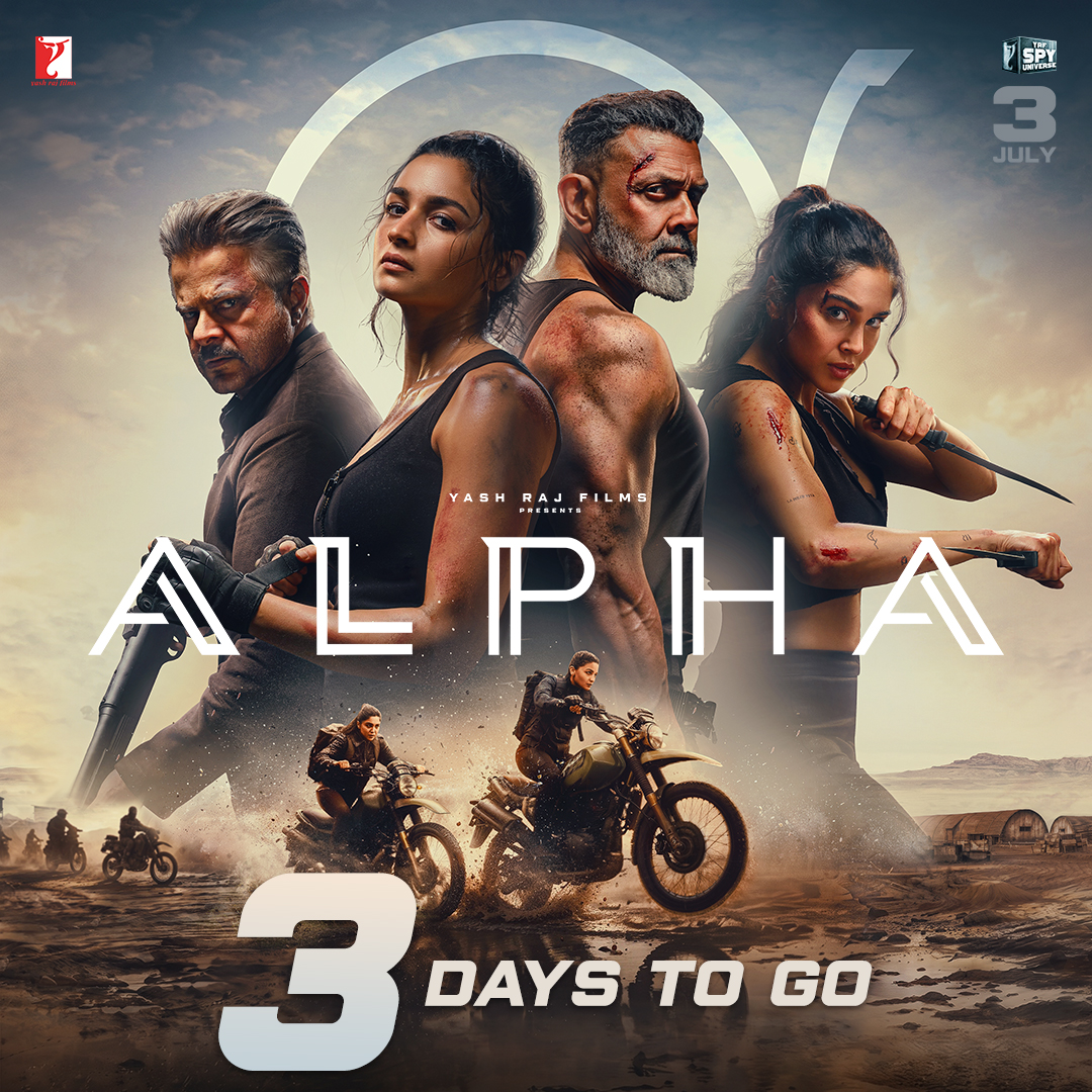 Want to have a kickass time in theatres? 3 days to #Alpha! Tickets go on sale from tomorrow. 🍿🙌