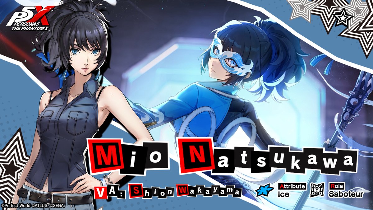✧ ┈┈┈┈┈┈┈┈┈┈┈┈┈ ✧ Most Wanted Phantom Idol Contract Comeback Undying Embers ✧ ┈┈┈┈┈┈┈┈┈┈┈┈┈ ✧ 5★ Mio Natsukawa/Code name: Matoi (VA: #ShionWakayama) returns with an icy air to beat the summer heat on Jul 2! 🚒 #P5XEN #MioNatsukawa #P5X1stAnni