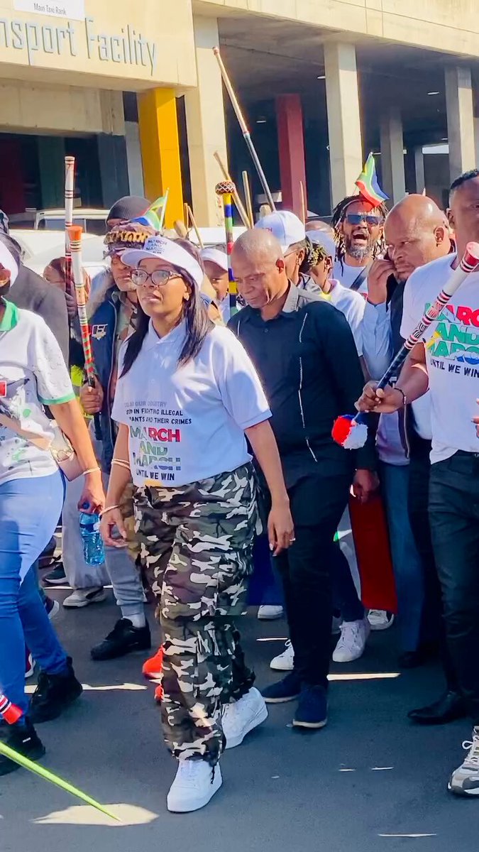South African Agent for change and Brave young Jacinta Zuma has hit the streets to fully implement the June 30 Abahambe movement. Starting July, no illegal foreigners will be in the country 🙌🙌🔥