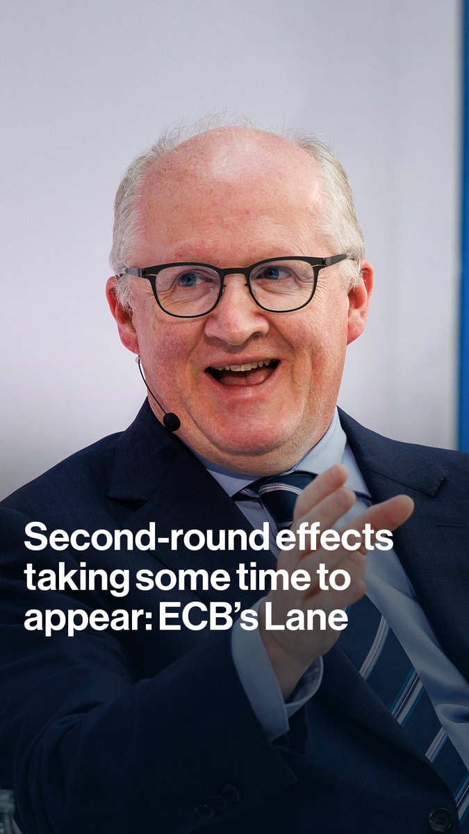 European Central Bank Chief Economist Philip Lane tells Francine Lacqua that knock-on effects from higher energy prices will take a while to show up