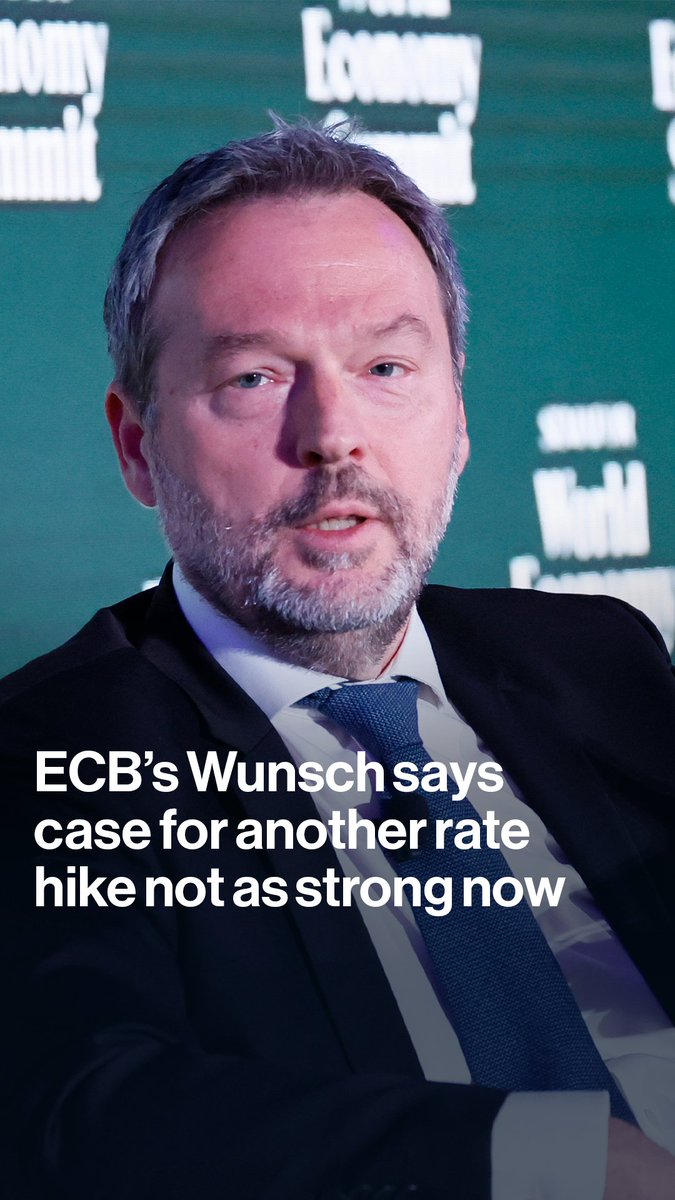 The case for the European Central Bank to raise interest rates for a second time isn’t as clear as it was, Governing Council member Pierre Wunsch tells Francine Lacqua