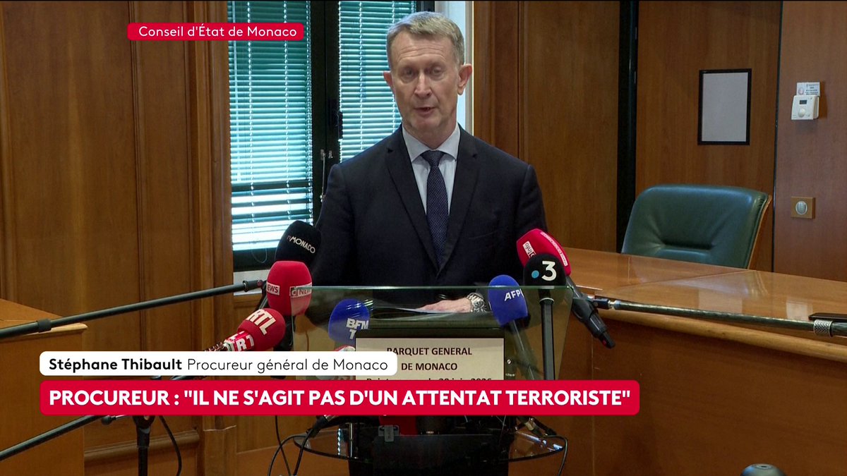 🔴 Explosion à Monaco : Le pronostic de l'homme grièvement blessé n'est plus engagé. L'homme est résident monégasque depuis au moins 2021 et "à notre connaissance, il n'est pas recherché par une autorité étrangère". 🗣 Stéphane Thibault, procureur général de Monaco. #canal16