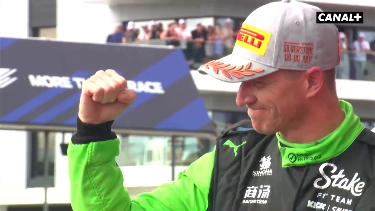 Le 1er podium d'Hülkenberg en F1 🏆 Quel moment l'an dernier à Silverstone 😍🇬🇧 #BritishGP #F1