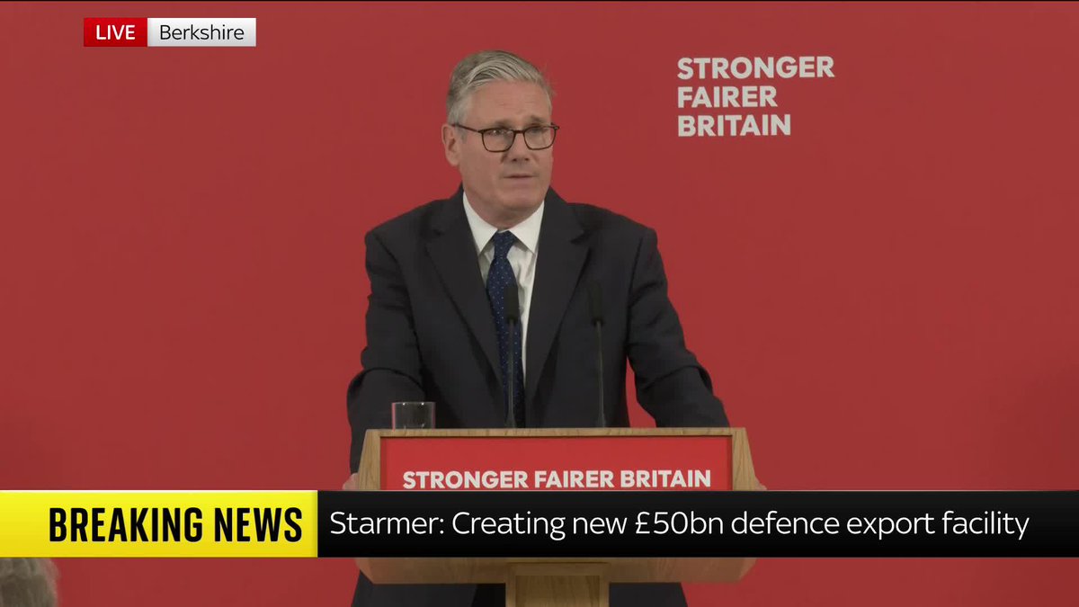 '£64bn will be invested into renewing the UK's nuclear deterrent' The money will go into building new submarines, developing a new sovereign warhead, and buying 12 F-35A fighter jets, to guarantee "British and European security", Starmer says