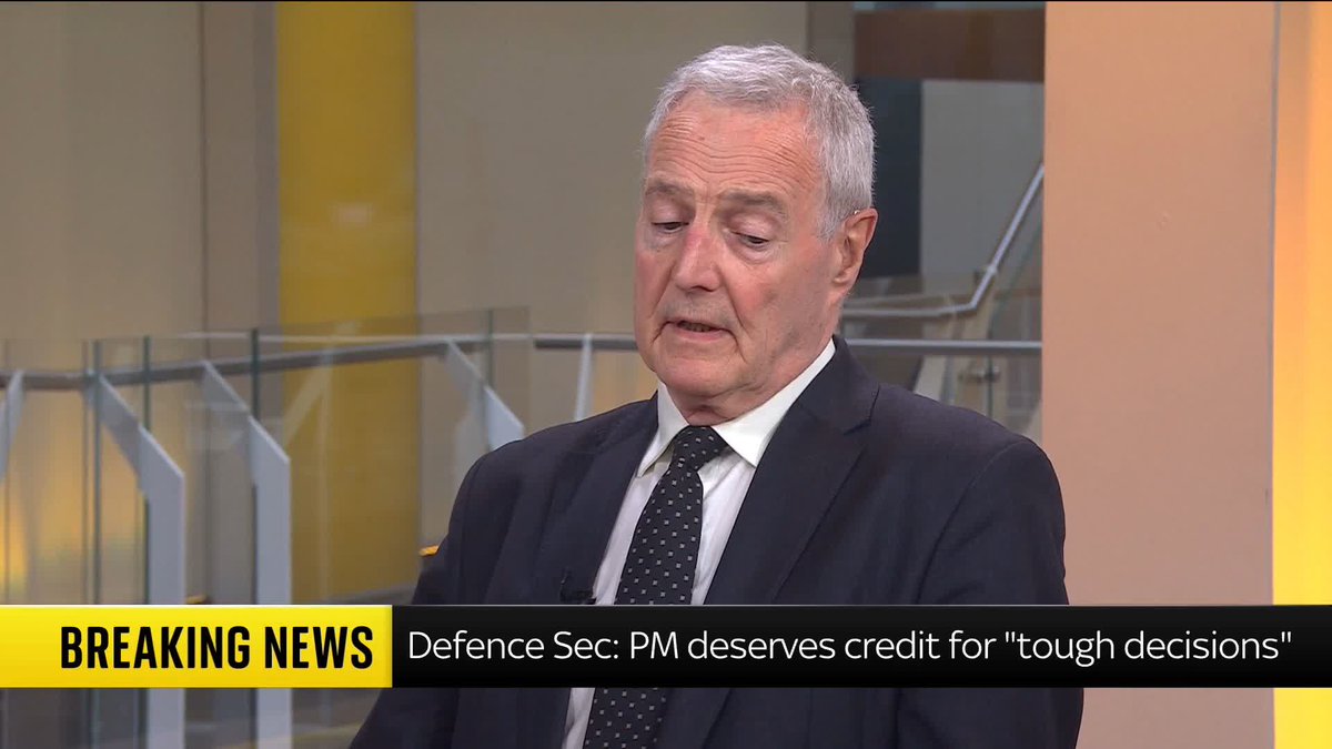 "If this is as far as it goes, it would be inadequate." Sky's security and defence analyst Professor Michael Clarke says the government's defence investment plan is an interim one, and looks as if it will have to be changed under a new PM. 📺 Sky 501