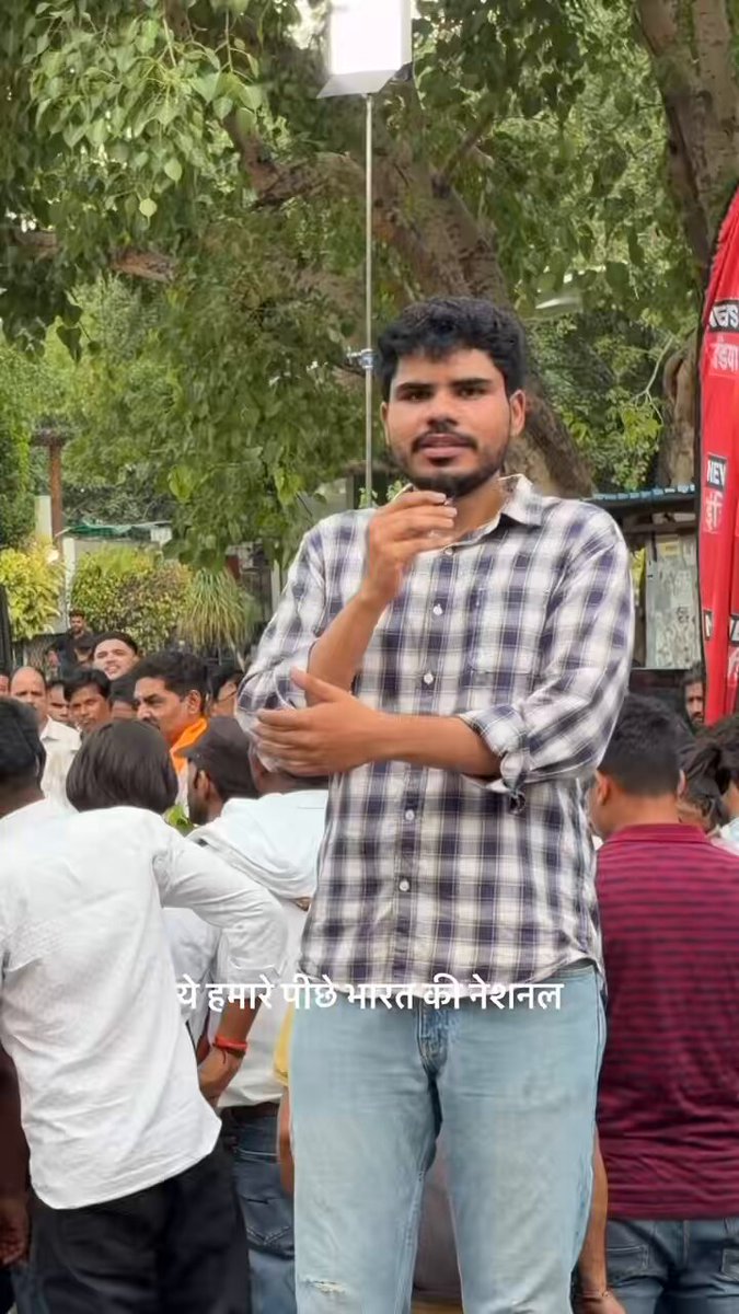 News18’s TV Network hosts its daily show, Bhaiyaji Kahin, just 500 meters away from the Jantar Mantar protest site. I tried to show how sections of the national media often focus on manufactured narratives while diverting attention from the real issues being raised by protesters.