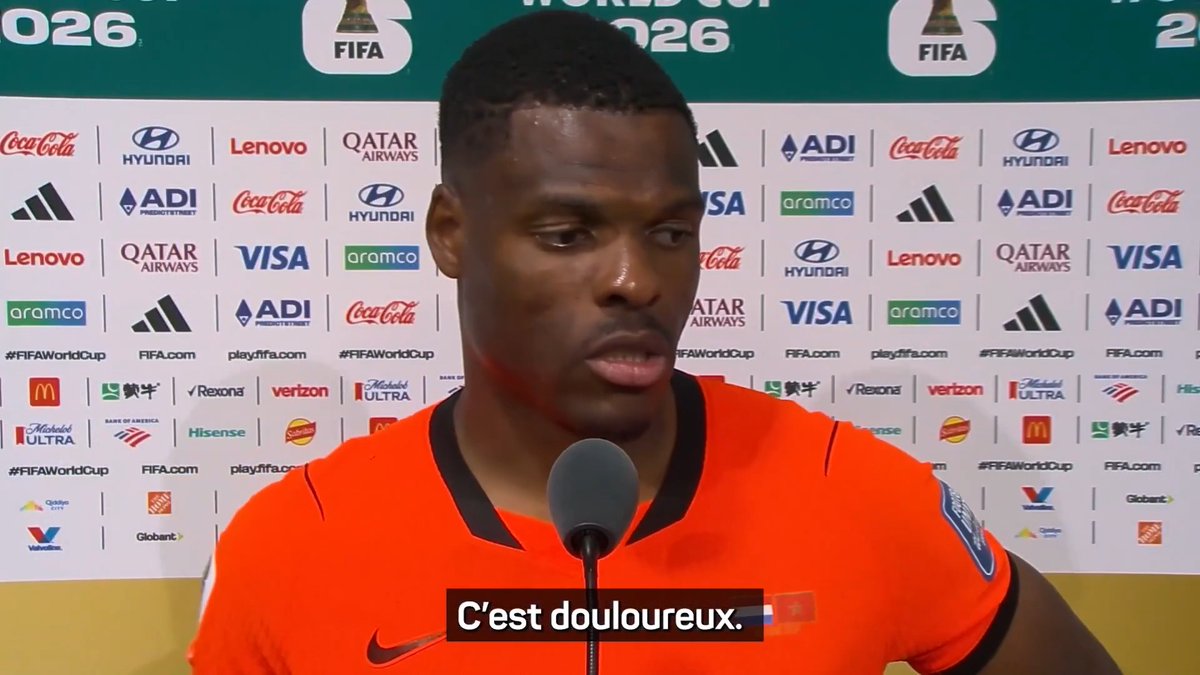 🇳🇱😫 Dumfries : ''Les gars sont abattus dans le vestiaire'' #beINFWC2026 #FIFAWorldCup