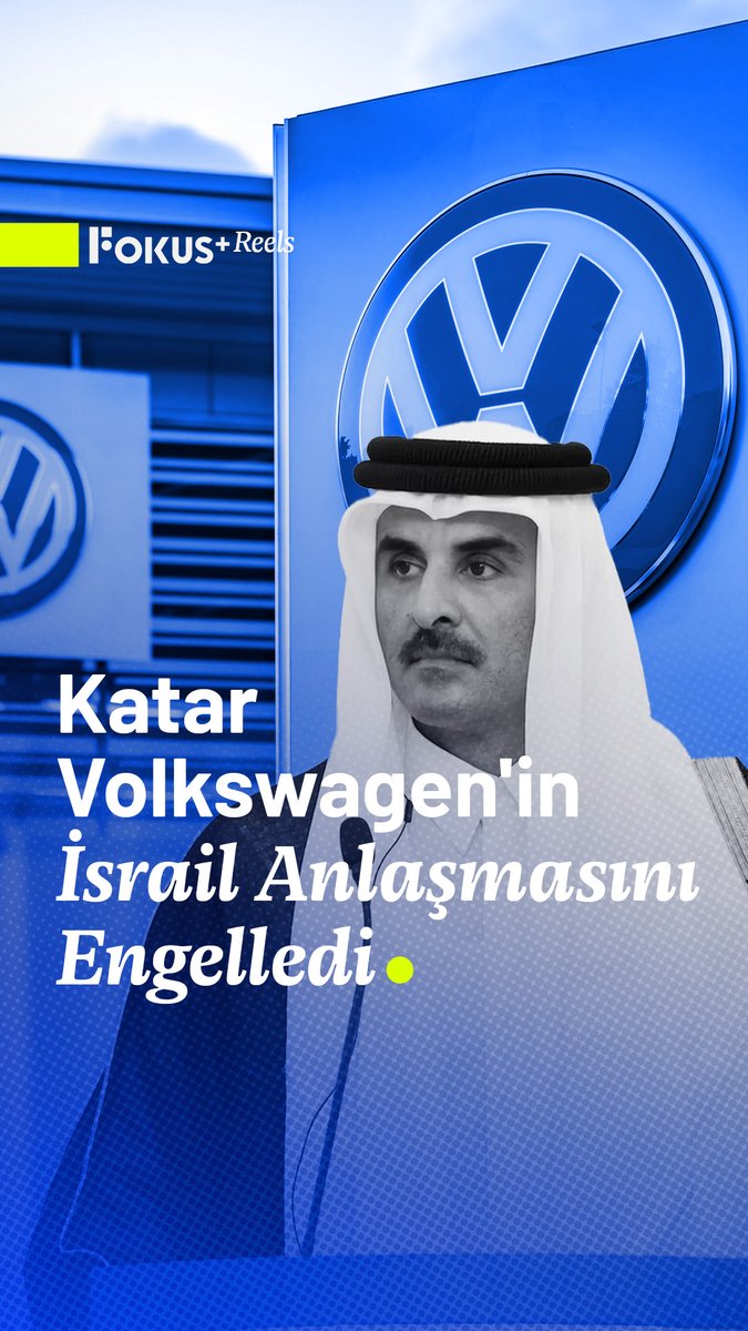 ➕ Katar Yatırım Otoritesi, Volkswagen'in Demir Kubbe sistemi bileşenleri üretmek amacıyla Osnabrück fabrikasını dönüştürme kararına itiraz ederek anlaşmayı durdurdu. ▪️ Volkswagen'in yüzde 17 oy hakkı ve denetim kurulunda iki koltuğa sahip olan üçüncü büyük hissedarı Katar, bu adımıyla Almanya'da sert siyasi eleştirilerin hedefi oldu.
