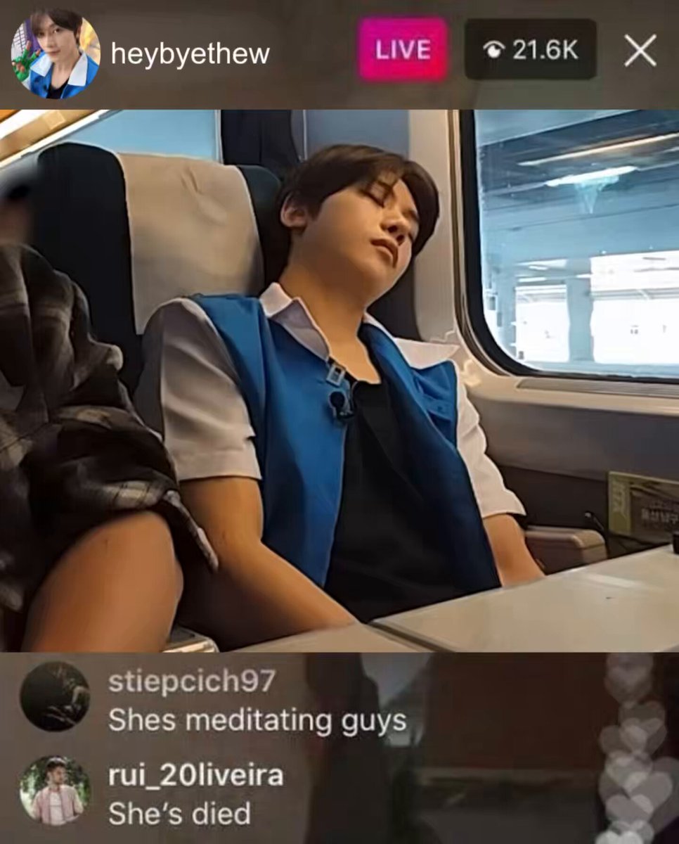 Hes meditating He's died