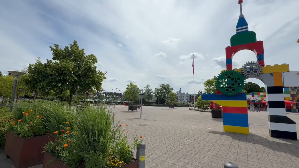 Good afternoon from LEGOLAND Billund, Denmark 🇩🇰 June 30, 2026 (1:39pm) Temp: +20°C.