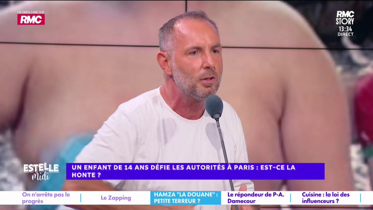 👮♂️ Hamza "La Douane", 14 ans, défie les autorités à Paris 🎙️ Jean-Philippe Doux : "C'est la honte pour cette société qui en fait une star, les parents qui ne font rien... La honte du maire qui prend ça avec le sourire ! Il s'appellerait Théo, ce serait pareil ! On touche le fond !"