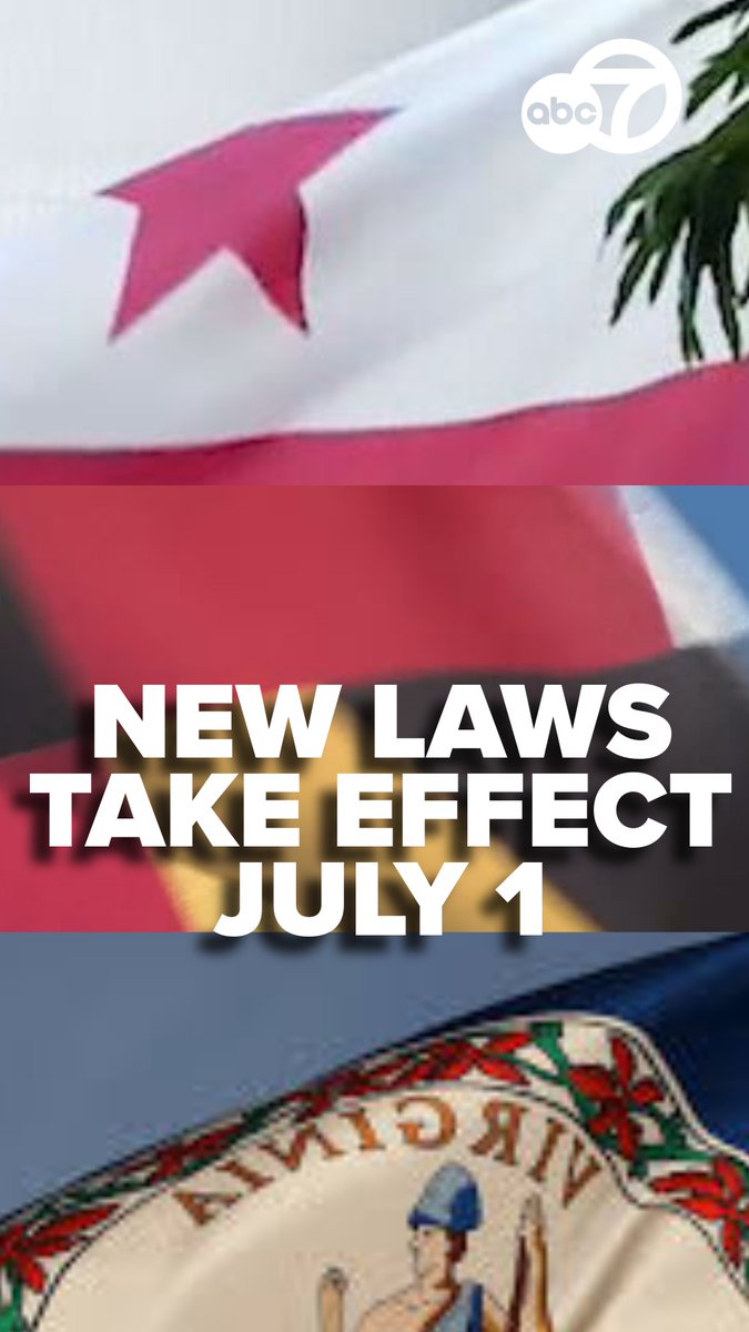 Starting July 1, new laws will be in effect across the DMV. Among the biggest changes: - Maryland's gas tax increases. - Minimum wage rises in D.C. and Montgomery County - Virginia's statewide Styrofoam ban - Virginia judges can require speed-limiting technology for certain repeat reckless drivers MORE: