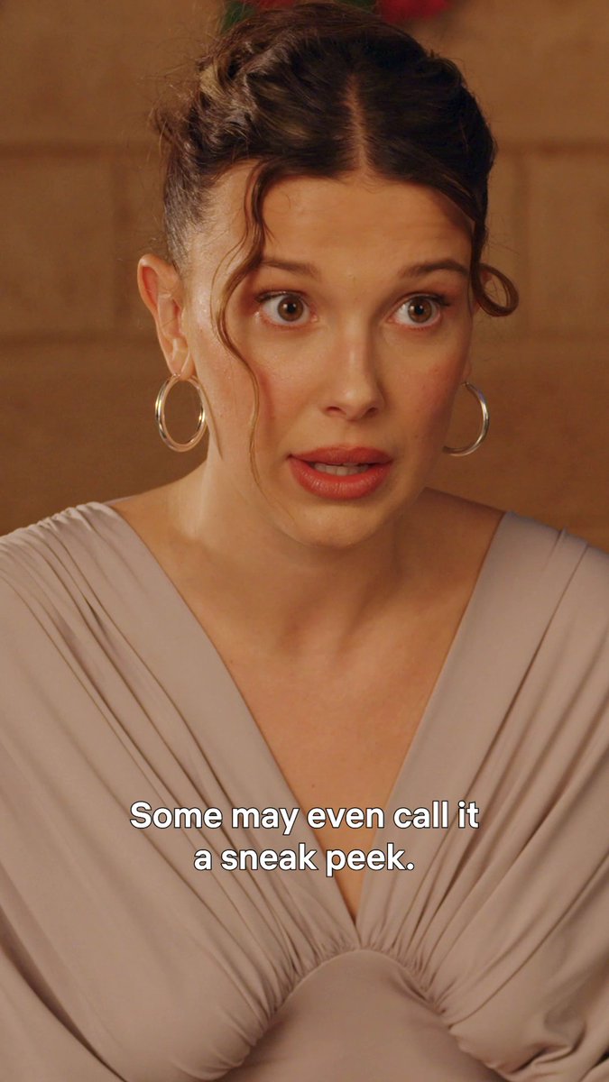 A special clue from Millie Bobby Brown 🔍