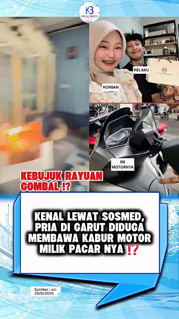 Kow begitu mudahnya percaya sama orang yang batu dikenal di medsos ya? Santai aja, wajah pelaku sudah terekam kamera!