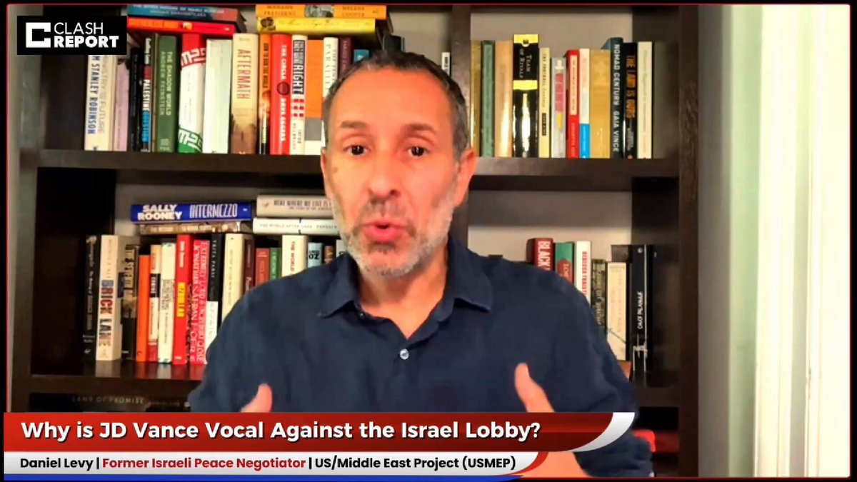 Daniel Levy | Former Israeli Peace Negotiator | US/Middle East Project (US/Middle East Project): JD Vance, by criticizing Israel harshly, is positioning himself as a 2028 presidential candidate. We're heading into primary season - assuming Trump doesn't pursue a third term - and Vance clearly sees himself as a viable contender. This doesn't feel like Trump sending Vance on a political suicide mission to appease the MAGA base. It rather feels like Vance believing being critical of Israel can actually serve him politically.