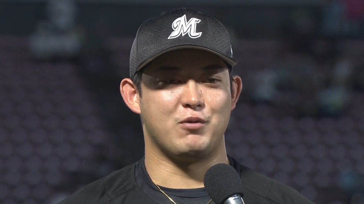 ／ 6/30 ヒーローインタビュー⚾️ ＼ 千葉ロッテ 佐藤都志也 選手✨ 👇スマホ・テレビで試合観戦！