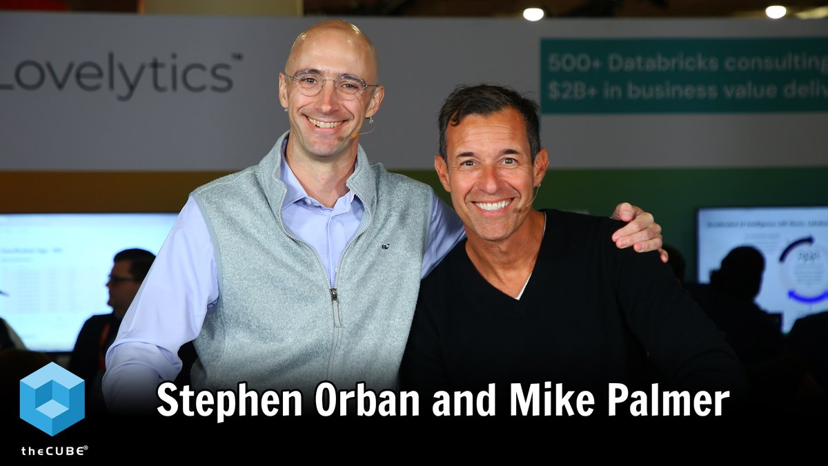 Data+AI Summit 2026: #theCUBE’s John Furrier spoke with Stephen Orban & Mike Palmer about how @Databricks just made #data the fourth pillar of #enterpriseinfrastructure, and Sigma is #transacting on it. 💡 Get more insights! #EnterpriseAI