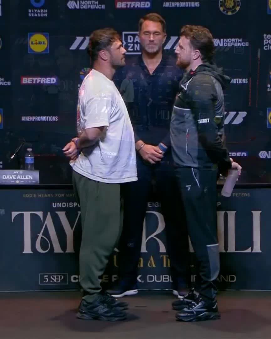 FIRST FACE-OFF 👀 Dave Allen vs Thomas Carty🇮🇪 #TaylorPili | Sept 5 | #AllenCarty
